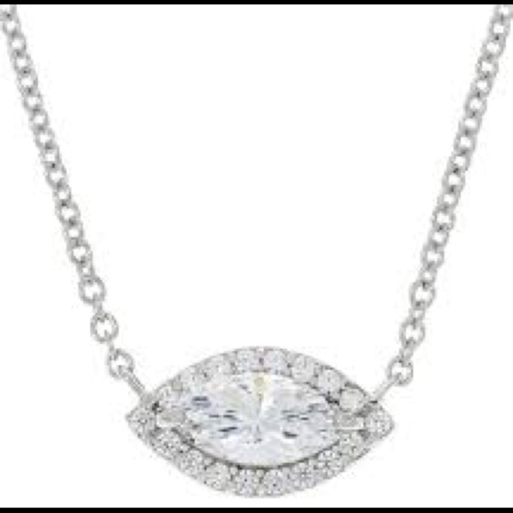 QVC Diamonique Marquise necklace